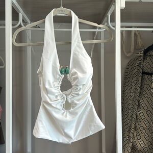 Diego Halter Top - Off White